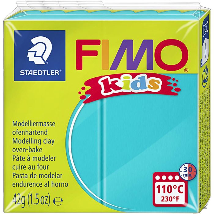 FIMO® Kids Clay , turkoosi, 42 g/ 1 pkt