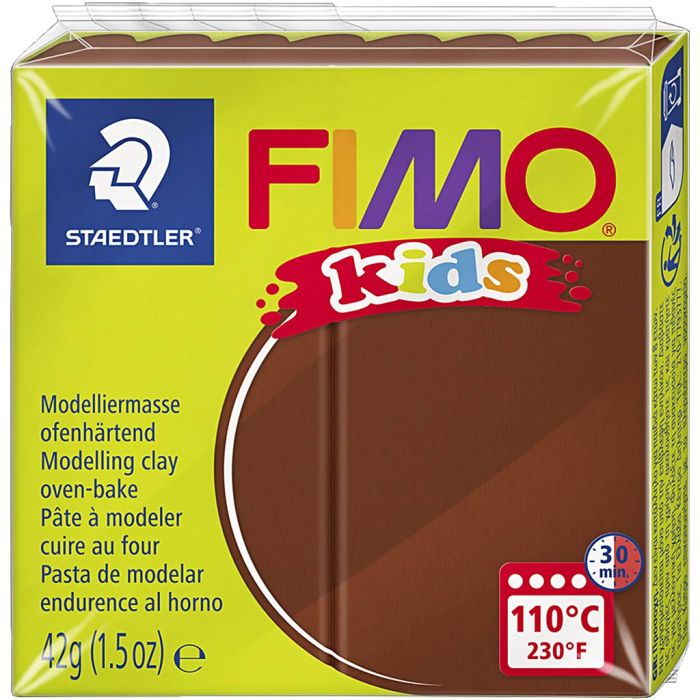 FIMO® Kids Clay , ruskea, 42 g/ 1 pkt