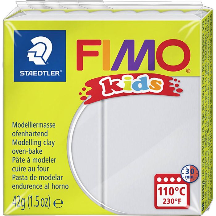 FIMO® Kids Clay , vaaleanharmaa, 42 g/ 1 pkt