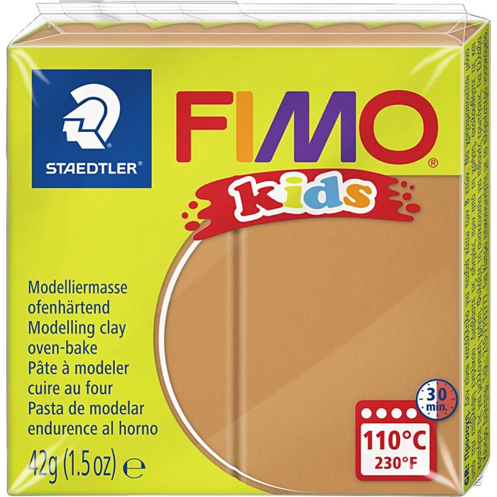 FIMO® Kids Clay , vaaleanruskea, 42 g/ 1 pkt
