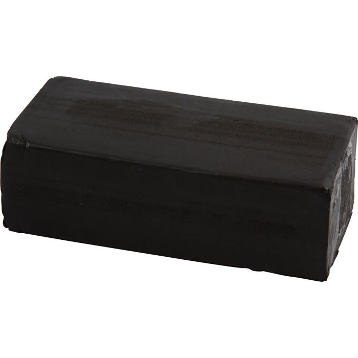 Muovailuvaha, koko 13x6x4 cm, musta, 500 g/ 1 pkt