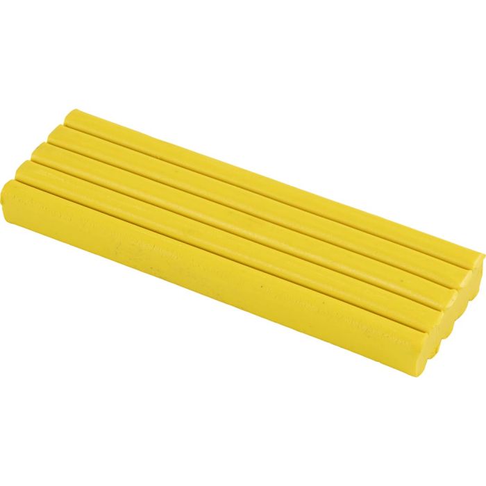Muovailuvaha, keltainen, 200 g/ 1 pkt