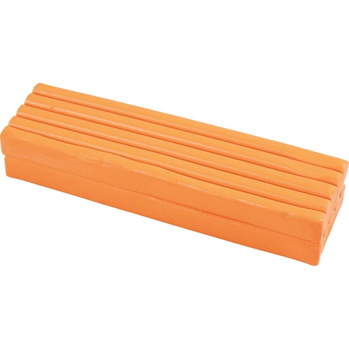 Muovailuvaha, koko 13x6x4 cm, oranssi, 500 g/ 1 pkt