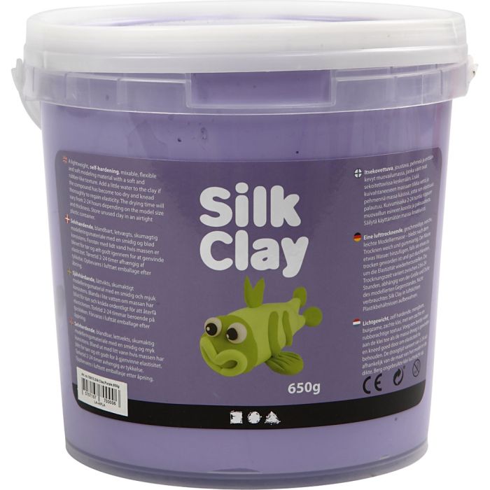 Silk Clay®, violetti, 650 g/ 1 prk