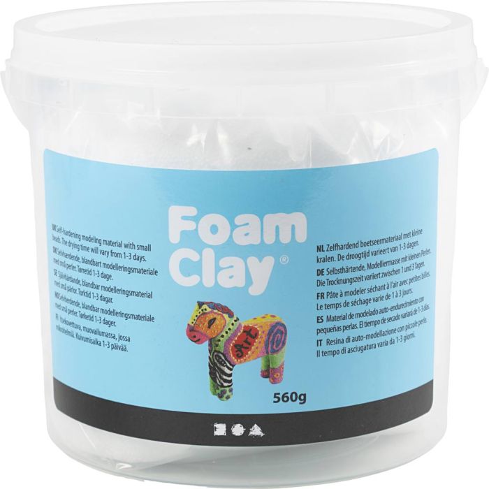 Foam Clay® Helmimassa, valkoinen, 560 g/ 1 prk
