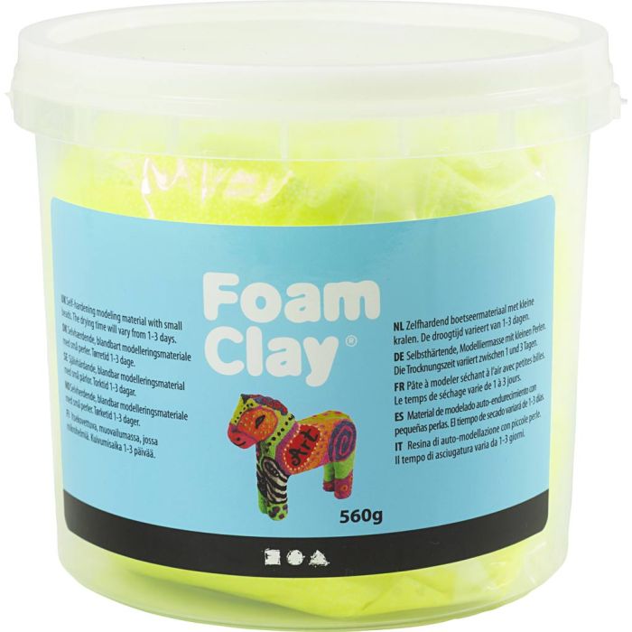 Foam Clay® Helmimassa, vaaleankeltainen, 560 g/ 1 prk