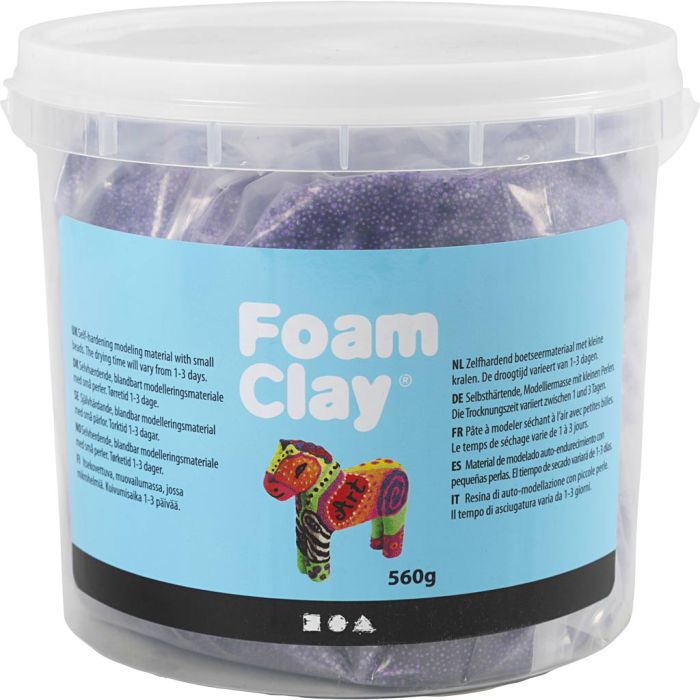 Foam Clay® Helmimassa, violetti, 560 g/ 1 prk