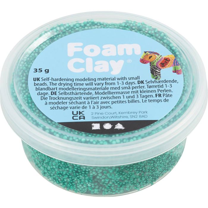 Foam Clay® Helmimassa, tummanvihreä, 35 g/ 1 tb