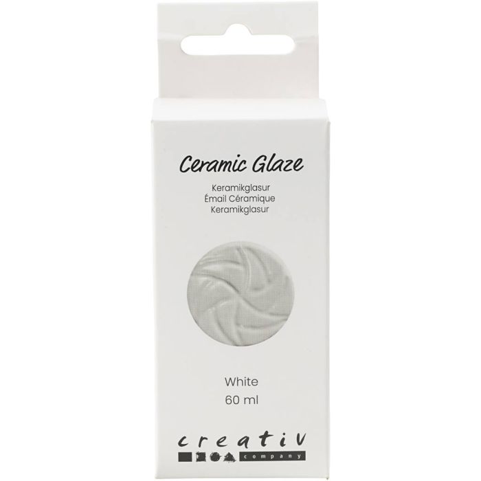 Keraaminen Lasite, 984-1101 °C, peittävä, white, 60 ml/ 1 tb