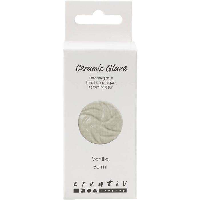 Keraaminen Lasite, 984-1101 °C, peittävä, vanilla, 60 ml/ 1 tb