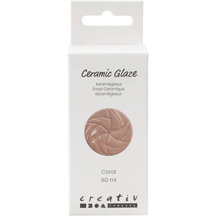 Keraaminen Lasite, 984-1101 °C, peittävä, Coral, 60 ml/ 1 tb