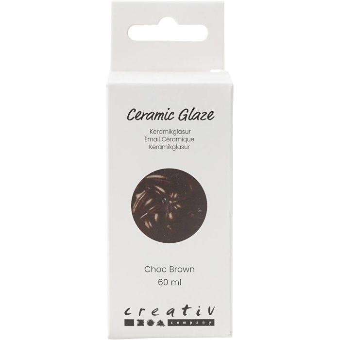 Keraaminen Lasite, 984-1101 °C, peittävä, Chocolate Brown, 60 ml/ 1 tb
