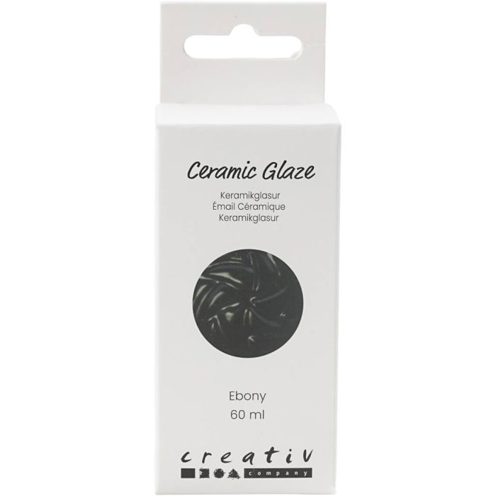 Keraaminen Lasite, 984-1101 °C, peittävä, Ebony, 60 ml/ 1 tb
