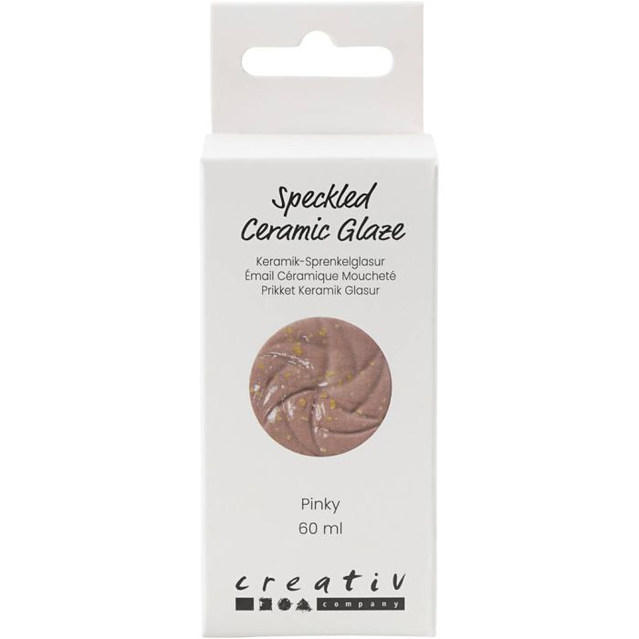 Pilkullinen Keraaminen Lasite, 999-1060 °C, peittävä, Pinky, 60 ml/ 1 tb