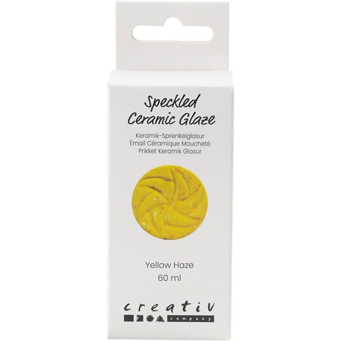 Pilkullinen Keraaminen Lasite, 999-1060 °C, peittävä, Yellow Haze, 60 ml/ 1 tb