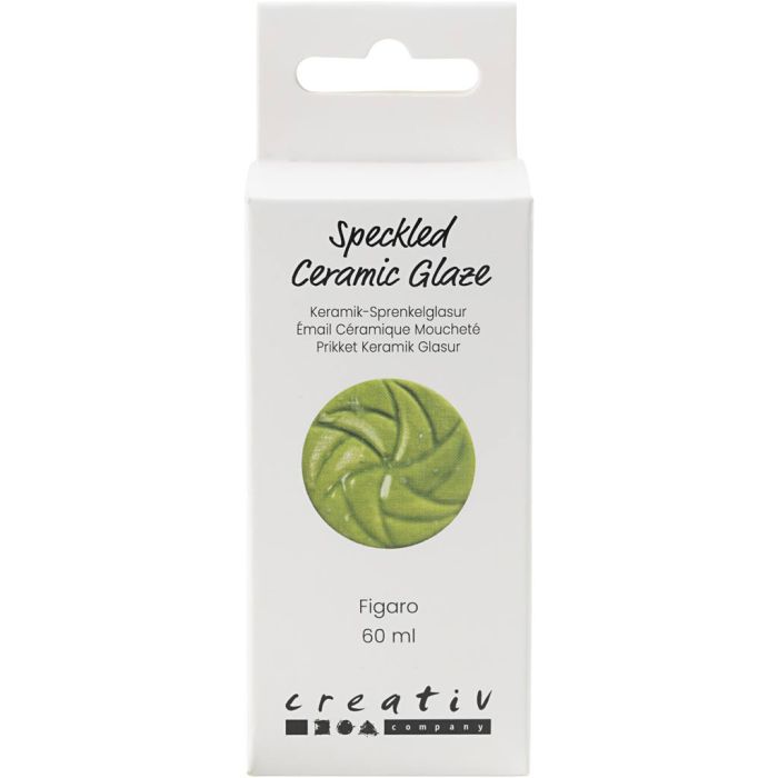 Pilkullinen Keraaminen Lasite, 999-1060 °C, peittävä, Figaro, 60 ml/ 1 tb
