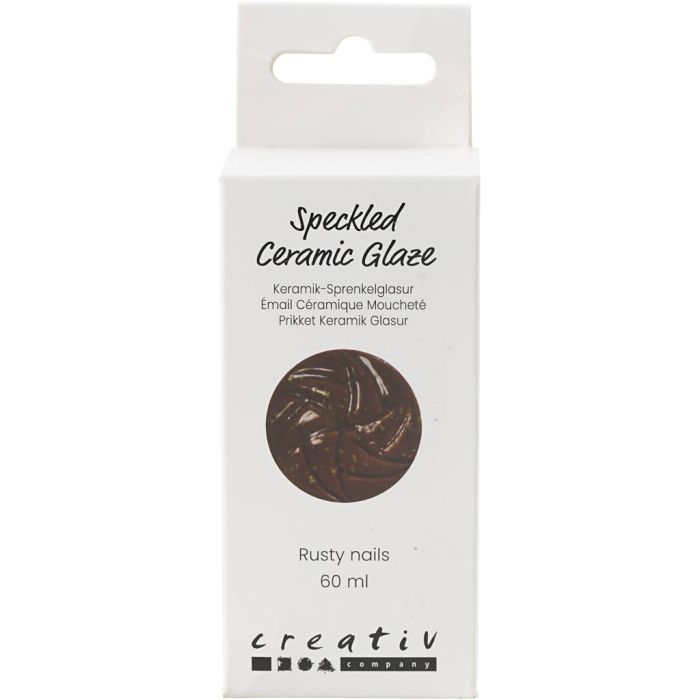 Pilkullinen Keraaminen Lasite, 999-1060 °C, peittävä, Rusty Nails, 60 ml/ 1 tb