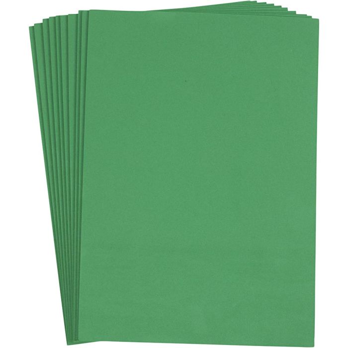 Softisarkki, A4, arkki 210x297 mm, paksuus 2 mm, tummanvihreä, 10 ark/ 1 pkt