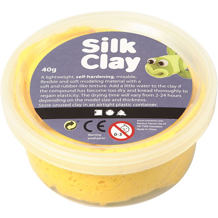 Silk Clay®, keltainen, 40 g/ 1 tb