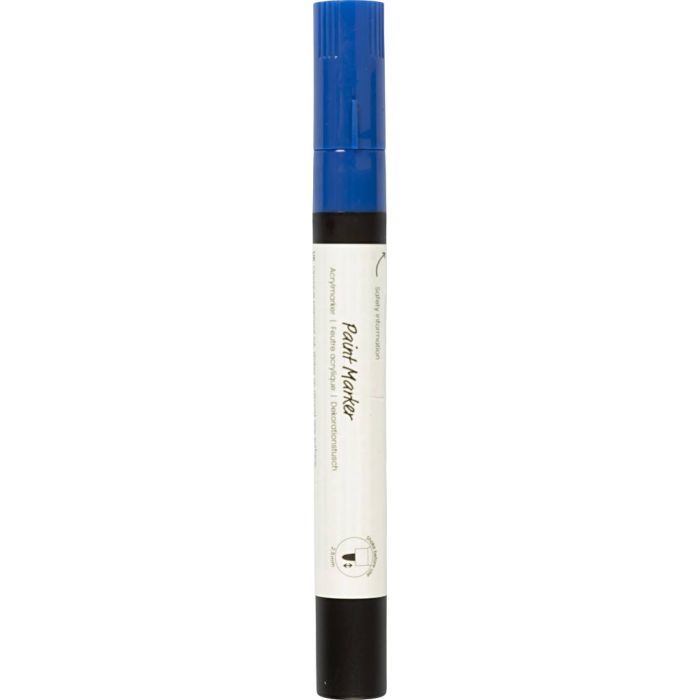 Maalitussi, paksuus 2,5 mm, sininen, 1 kpl