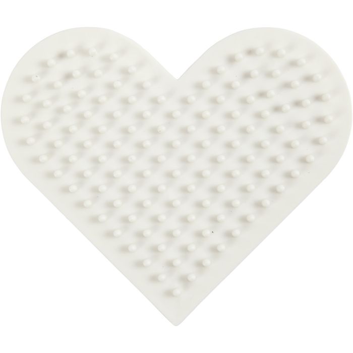 NABBI BioBeads -helmialusta, Pieni sydän, koko 7x8,5 cm, medium, 1 kpl