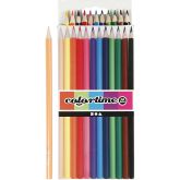 Colortime-Värikynät, Pit. 17,45 cm, kärki 3 mm, värilajitelma, 12 kpl/ 1 pkk