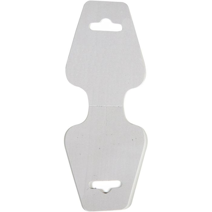 Ripustuskortti, vaaleanharmaa, 100 kpl/ 1 pkt