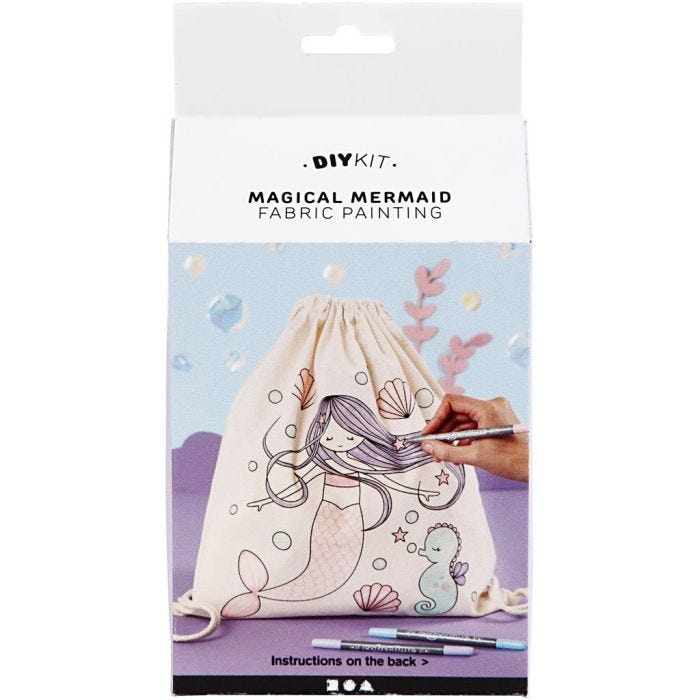DIY-askartelupakkaus, merenneito, 1 pkk/ 1 pkt