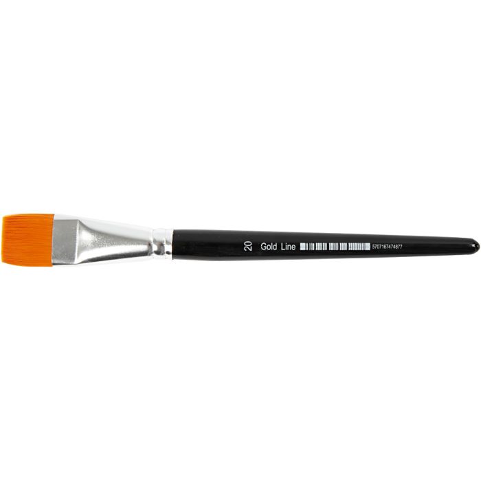 Gold Line -siveltimet, nro 20, Pit. 21 cm, Lev: 24 mm, litteä, 6 kpl/ 1 pkt