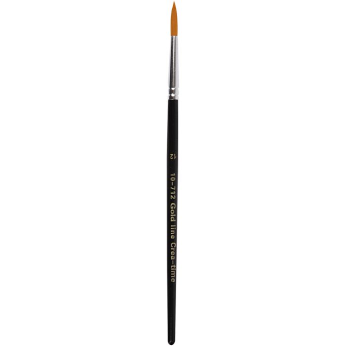 Gold Line -siveltimet, 12, Pit. 18,5 cm, Lev: 5 mm, pyöreät, 6kpl/ 1 pkt