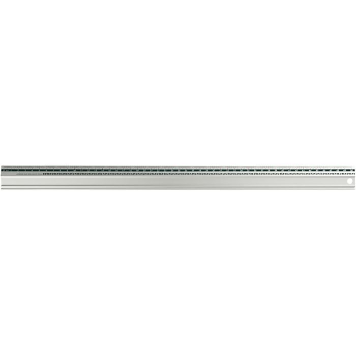 Leikkuuviivain, metallia, Pit. 50 cm, 1 kpl