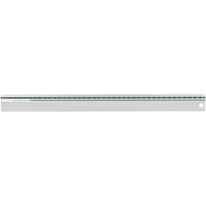 Leikkuuviivain, metallia, Pit. 40 cm, 1 kpl