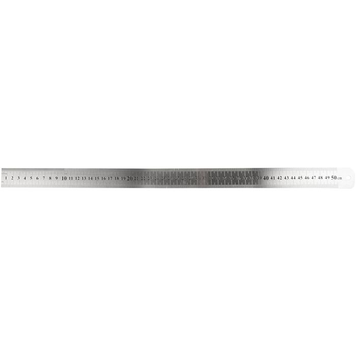 Metalliviivain, Pit. 50 cm, 1 kpl