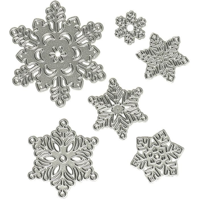 Kuvioterä, lumihiutale, halk. 2-6 cm, 1 kpl