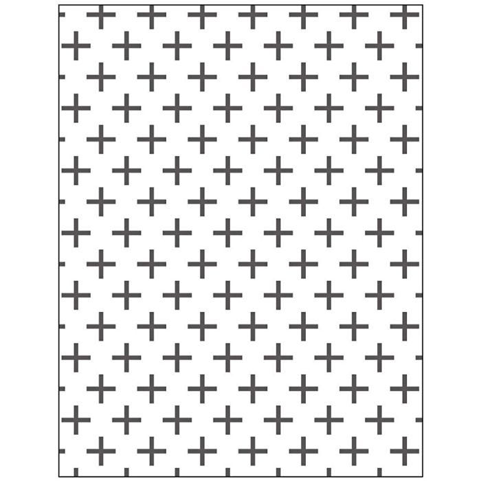 Kohokuviointikansio, ristit, 11x14 cm, 2 mm, 1 kpl