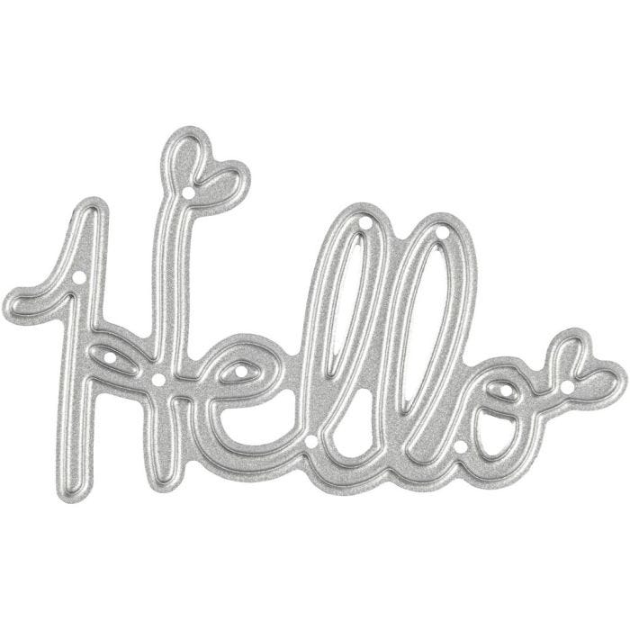 Kuvioterä, Hello, koko 59x36 mm, 1 kpl