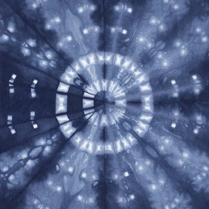 Shibori-tekniikan käyttö