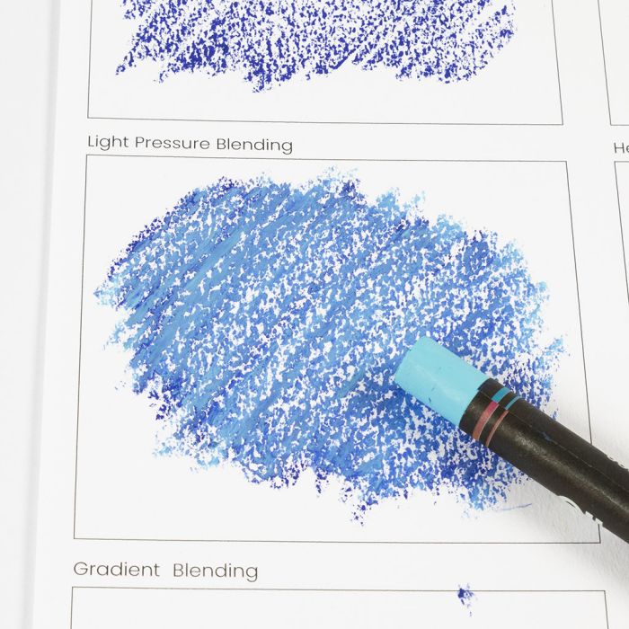 Värien sekoittaminen kevyellä paineella