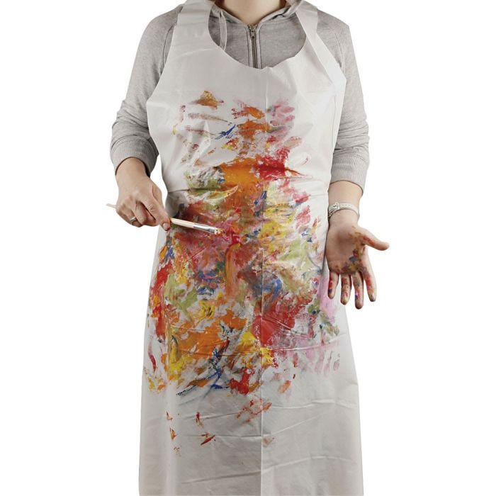 Kertakäyttöessut, Kork. 130 cm, Lev: 80 cm, 100 kpl/ 1 pkt