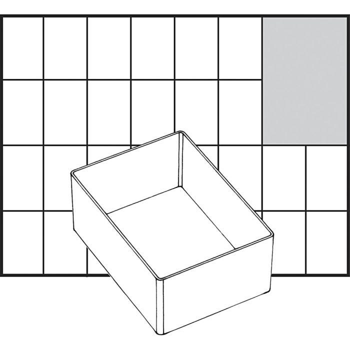 Säilytyslokero, Kork. 47 mm, koko 109x79 mm, 1 kpl