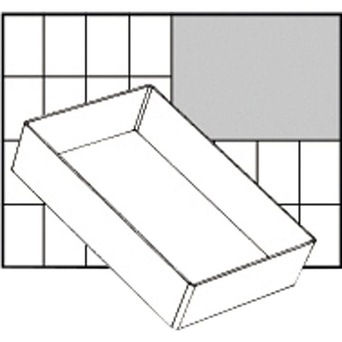 Säilytyslokero, Kork. 47 mm, koko 157x109 mm, 1 kpl