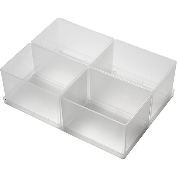 Säilytyslokero, nro BA7-1, Kork. 80 mm, koko 109x79 mm, 4 kpl/ 1 pkt