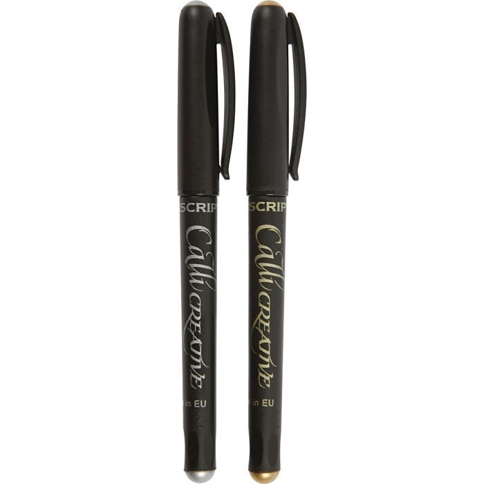 Kalligrafiatussit, paksuus 2.4 mm, 2 kpl/ 1 pkt