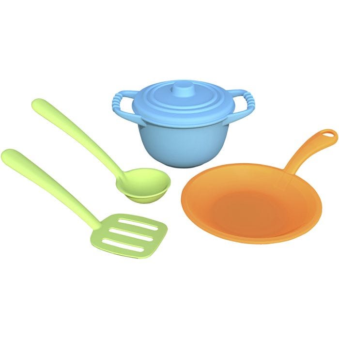green toys Ruuanlaittosetti, 5 kpl/ 1 set
