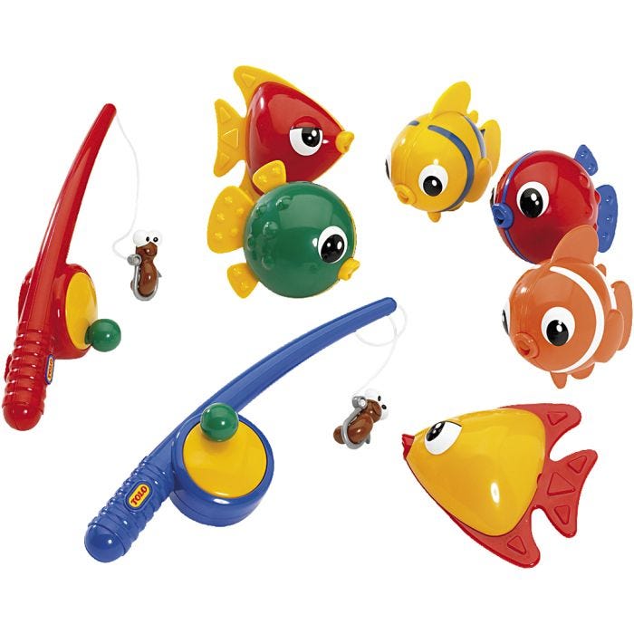 TOLO magneettinen kalastuspeli, 8 kpl/ 1 pkt
