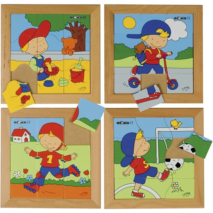 Educo Palapeli, poika, 9-12 kappaletta, 4 kpl/ 1 kpl