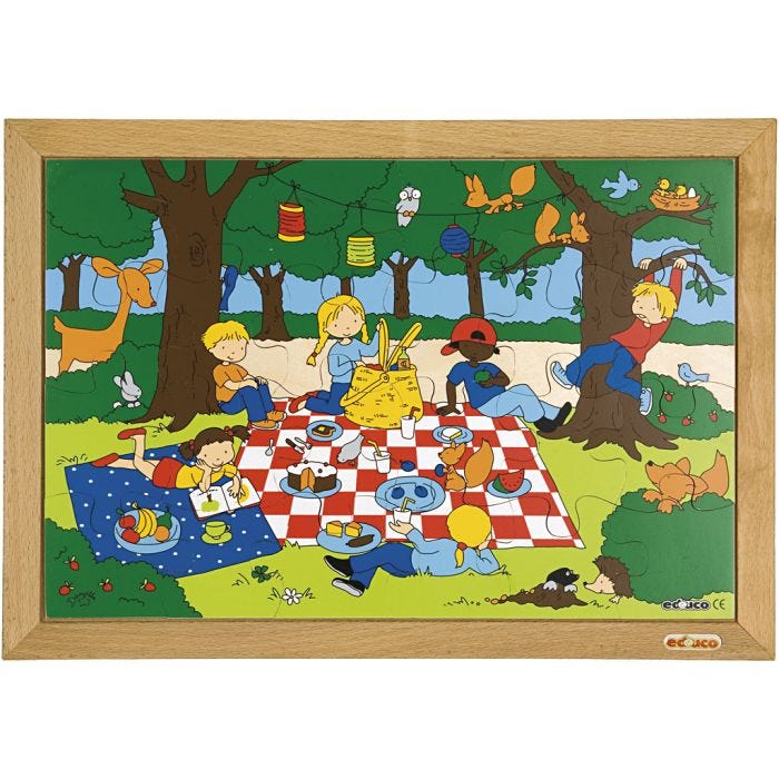 Educo Palapeli, koko 40x28 cm, 24 kappaletta, 1 kpl