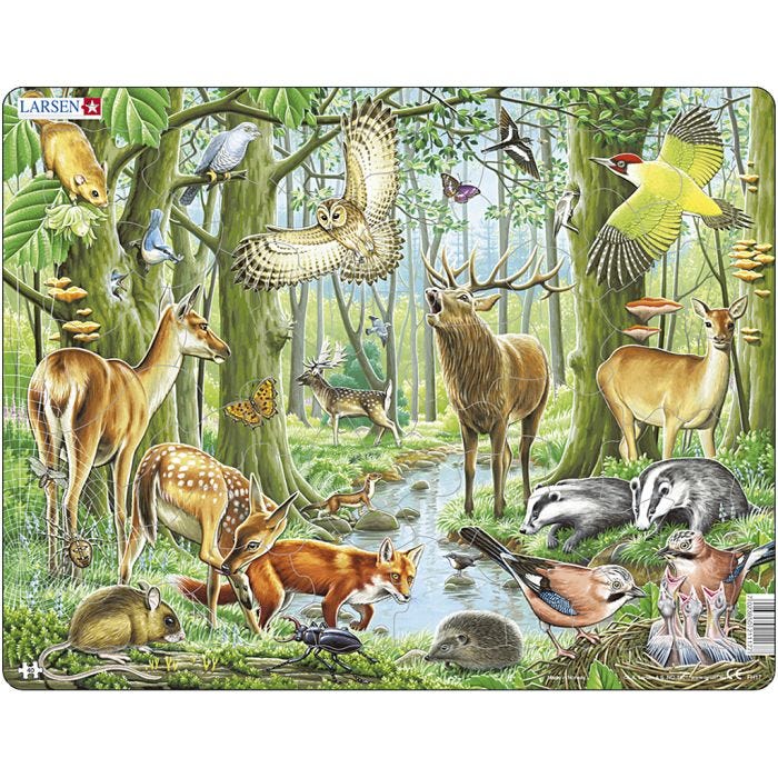 Palapeli, koko 28,5x36,5 cm, 40 kappaletta, 1 kpl