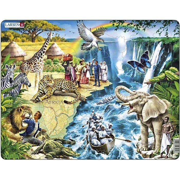 Palapeli, koko 28,5x36,5 cm, 81 kappaletta, 1 kpl