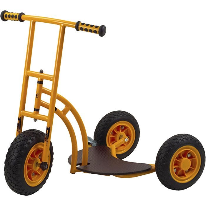 TopTrike by beleduc Kolmipyörä, koko 76x41x50 cm, keltainen, 1 kpl